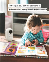 Vision Baby – Monitor de Bebê com Tela HD, Visão Noturna e Alertas Inteligentes