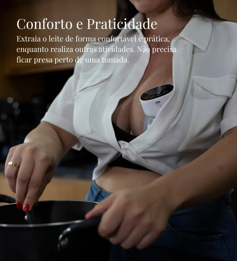 Nurture S12 Pro – Bomba Tira-Leite Automática | Mãos Livres e Ultra Conforto