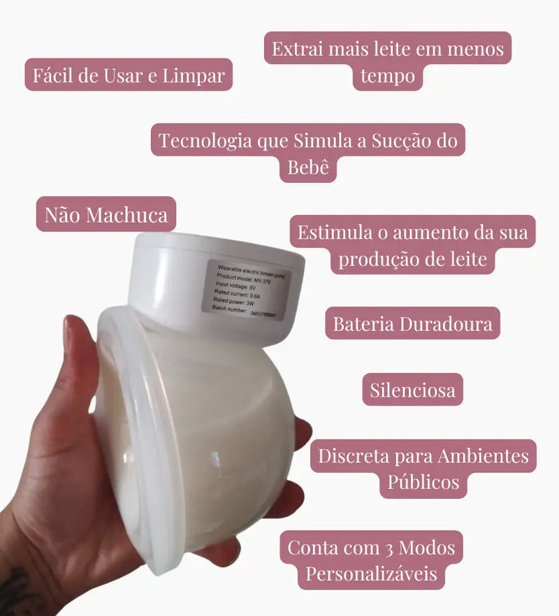 Nurture S12 Pro – Bomba Tira-Leite Automática | Mãos Livres e Ultra Conforto