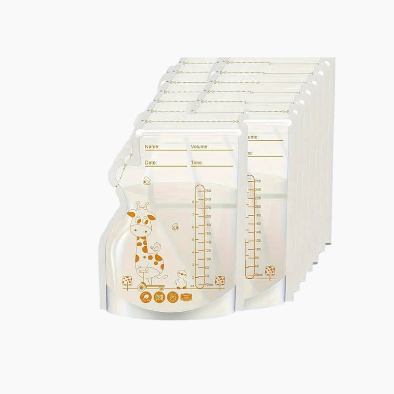 Sacos para Armazenamento de Leite Materno – 250mL com Vedação Segura